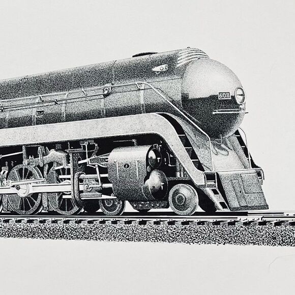 Norfolk And Western Railway 608 Train Prints - Picture 4 of 6